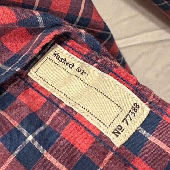 J Crew Classic Men's Plaid Button Down Shirt Large Cotton Long Sleeve - Picture 5 of 8